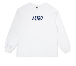 Astro : Solid Logo Long Sleeve Tshirt - White Size M @ eThaiCD.com