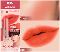 Cathy Doll : Mini Lip & Cheek Nude Matte Tint - No.6 Win Kiss