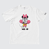 Uniqlo : Minnie Mouse in Thailand - Muay Thai T-shirt - White Size S