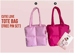 Cutie Love : Tote Bag - Pink