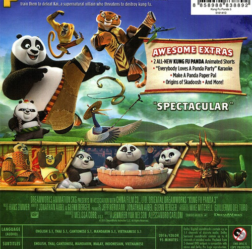 Kung Fu Panda 3 2016, directed by Jennifer Yuh and Alessandro