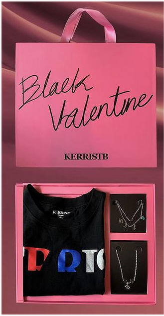 Kerrist : Black Valentines Box Set - Pink Box (with Tshirt Size XL)
